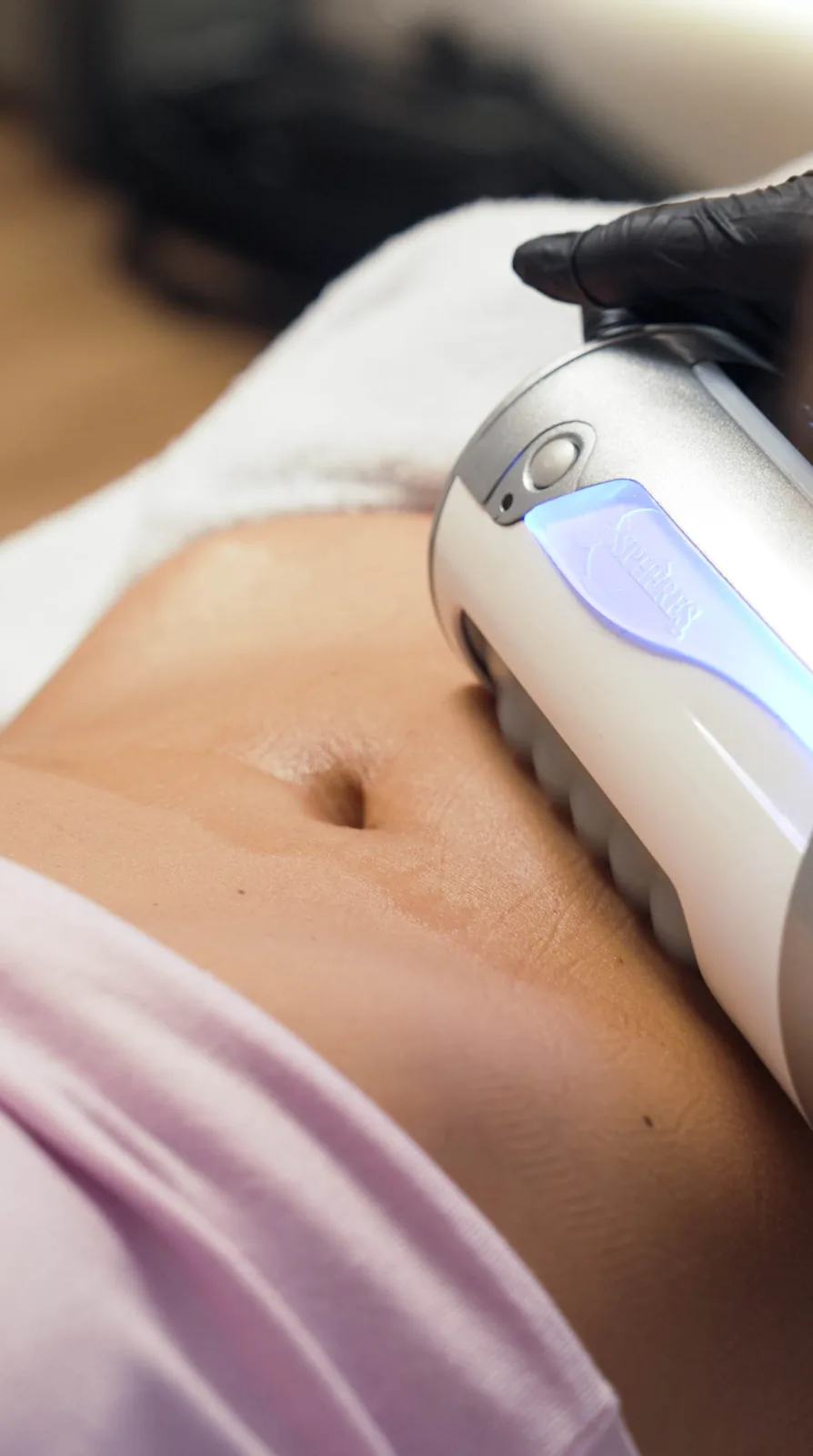 Endospheres Evolution aplicat pe abdomen și talie